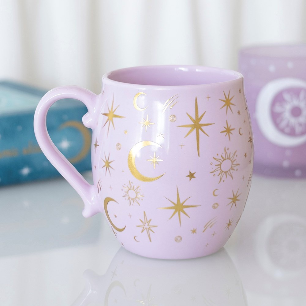 Something Different - Purple Pastel Skies Mug - Lilac